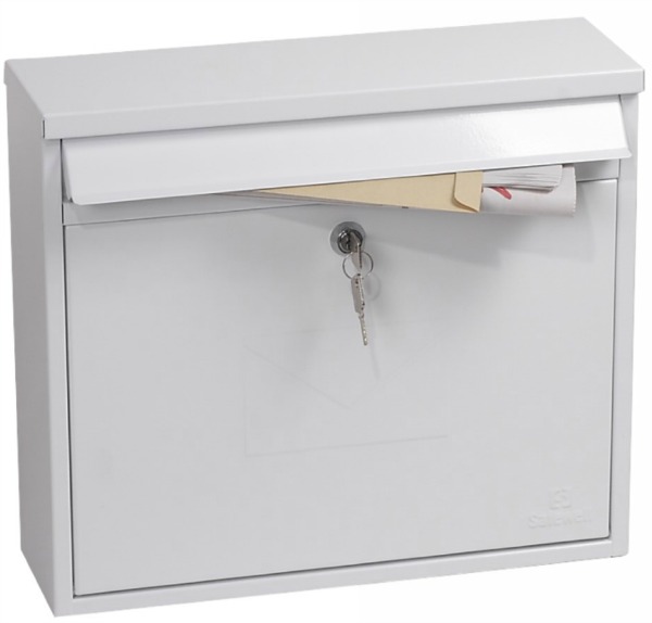 Phoenix Correo White Front Loading Mail Box
